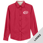 L608 - D253-S10.0 - EMB - Ladies Long Sleeve Easy Care Shirt