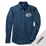 LSP10 - D253-S10.0 - EMB - Ladies Long Sleeve Denim Shirt